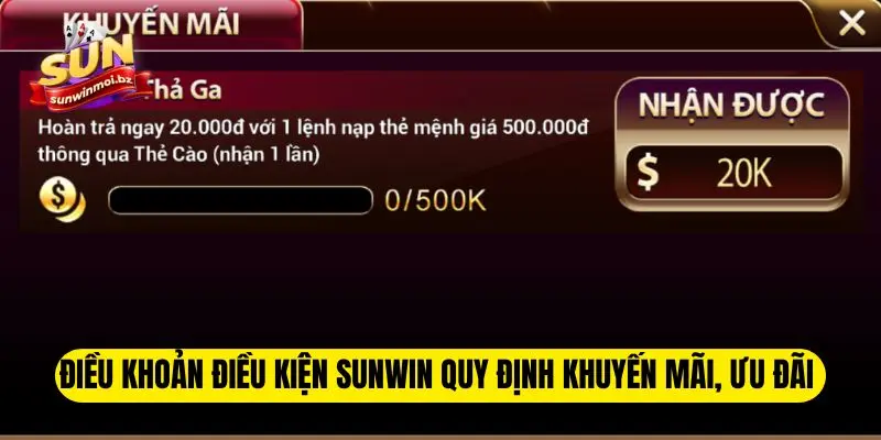 Điều Khoản Điều Kiện Sunwin - Quyền Và Trách Nhiệm Các Bên 3 Điều khoản điều kiện Sunwin quy định khuyến mãi, ưu đãi