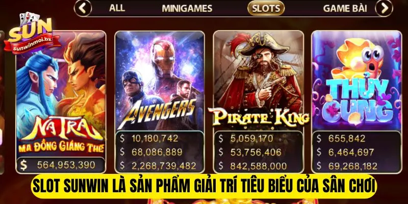 Slot Sunwin là sản phẩm giải trí tiêu biểu của sân chơi