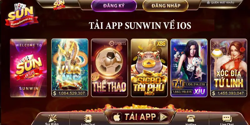 Hướng dẫn tải app SUNWIN về IOS