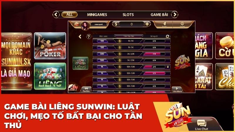 Tuyệt Kỹ Chơi Game Bài Liêng Sunwin: Luật Mới & Bí Kíp Thắng Lớn