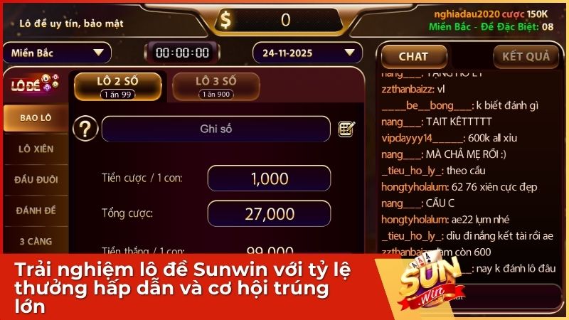 lo de sunwin uy tin bao mat - Lô Đề Sunwin - Sân Chơi Lô Đề Online Uy Tín Tỷ Lệ 1 Ăn 99