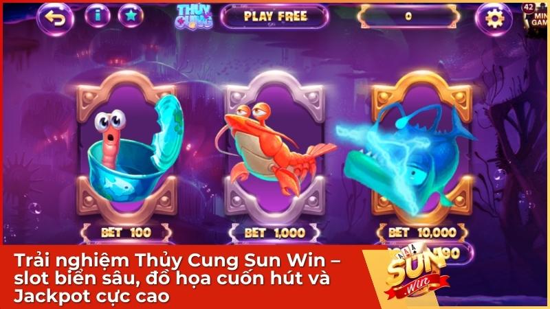 Trải nghiệm game nổ hũ Thủy Cung Sun Win – slot biển sâu, đồ họa cuốn hút và Jackpot cực cao