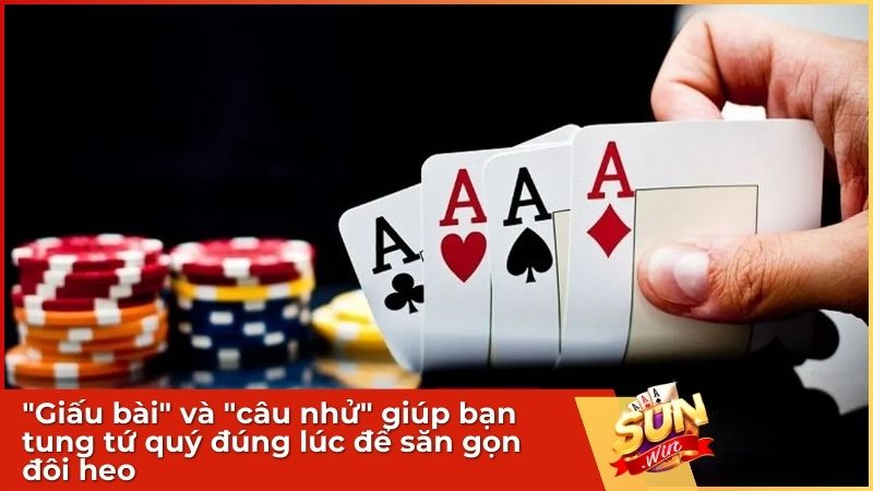 Chiến thuật "ẩn mình" chờ thời cơ dùng tứ quý săn đôi Heo từ các cao thủ cá cược trực tuyến Sunwin