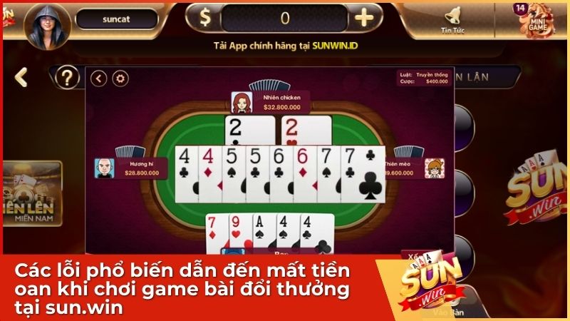 Hãy tỉnh táo trong từng quyết định chặt bài để tránh tình trạng "thối hàng" và mất tiền phạt