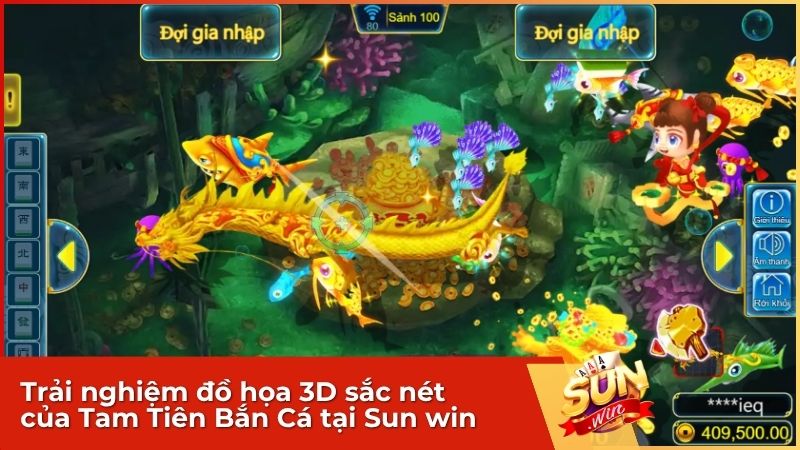 Mãn nhãn với đại dương 3D huyền ảo của Tam Tiên Bắn Cá Sun win – Thế giới săn thưởng đầy mê hoặc